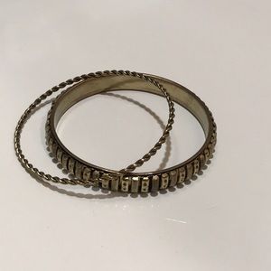 Brass color bangles